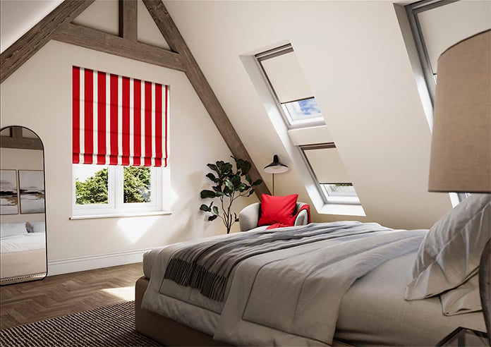 The British Stripe Co. Henry, London No.1 - Twist&Fit Roman Blind - Image 7